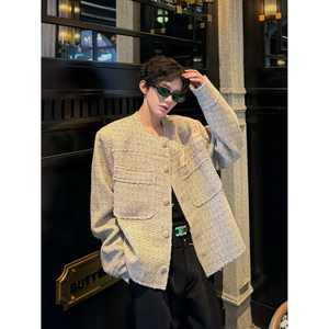 C316 WT1069 P128 春装新款小香风卡其短款外套时尚高级感夹克图片
