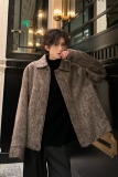 C316JK826P128初春毛呢夹克外套时尚短款夹克衫呢子简约款男装，男装夹克，电商C316