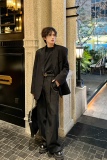 C316XZ258P98春装新款白色黑色西服百搭宽松西装外套帅气网红，男装西服，电商C316