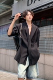 C316XZ1154P88夏装新款短袖西服时尚宽松性感欧美西装外套个性，男装西服，电商C316