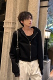 C316JK836P98春夏新款夹克衫短款时尚外套卫衣连帽夹克男，男装夹克，电商C316
