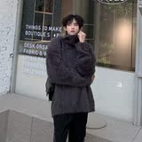 C316MY170P98冬装新款时尚高领毛衣时尚深灰色毛毛衣针织衫打底，男装T恤，电商C316