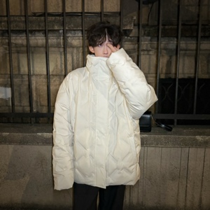 C316 Y807 P168 冬装新款羽绒服时尚百搭菱形设计保暖过年战袍图片