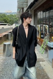 C316XZ1154P88夏装新款短袖西服时尚宽松性感欧美西装外套个性，男装西服，电商C316