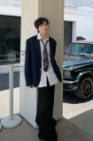 C316XZ000P98秋装新款制服DK转场班服校服时尚西装外套男学院，男装西服套装，电商C316