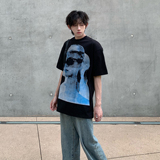 C316T2362P38夏装新款纯棉潮流体恤潮牌短袖T恤宽松印花tee，男装T恤，电商C316