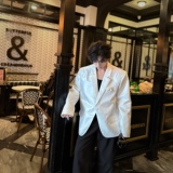 C316XZ0326P118春夏新款长袖西服亮色西装场合玫瑰花设计外套，男装西服套装，电商C316