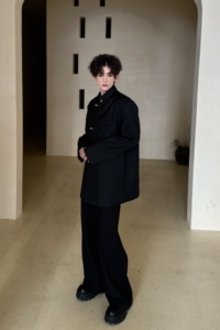 C316 WY850 P98特价 春装新款新中式时尚百搭短款外套西服西装图片