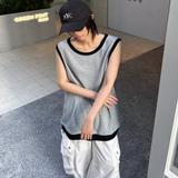 C316B2509P33夏装新款拼接撞色背心时尚宽松运动型汗背心，男装背心/马甲，电商C316