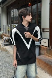 C316T1158P58夏装新款高品质时尚拼接撞色短袖T恤tee个性中性风，男装T恤，电商C316