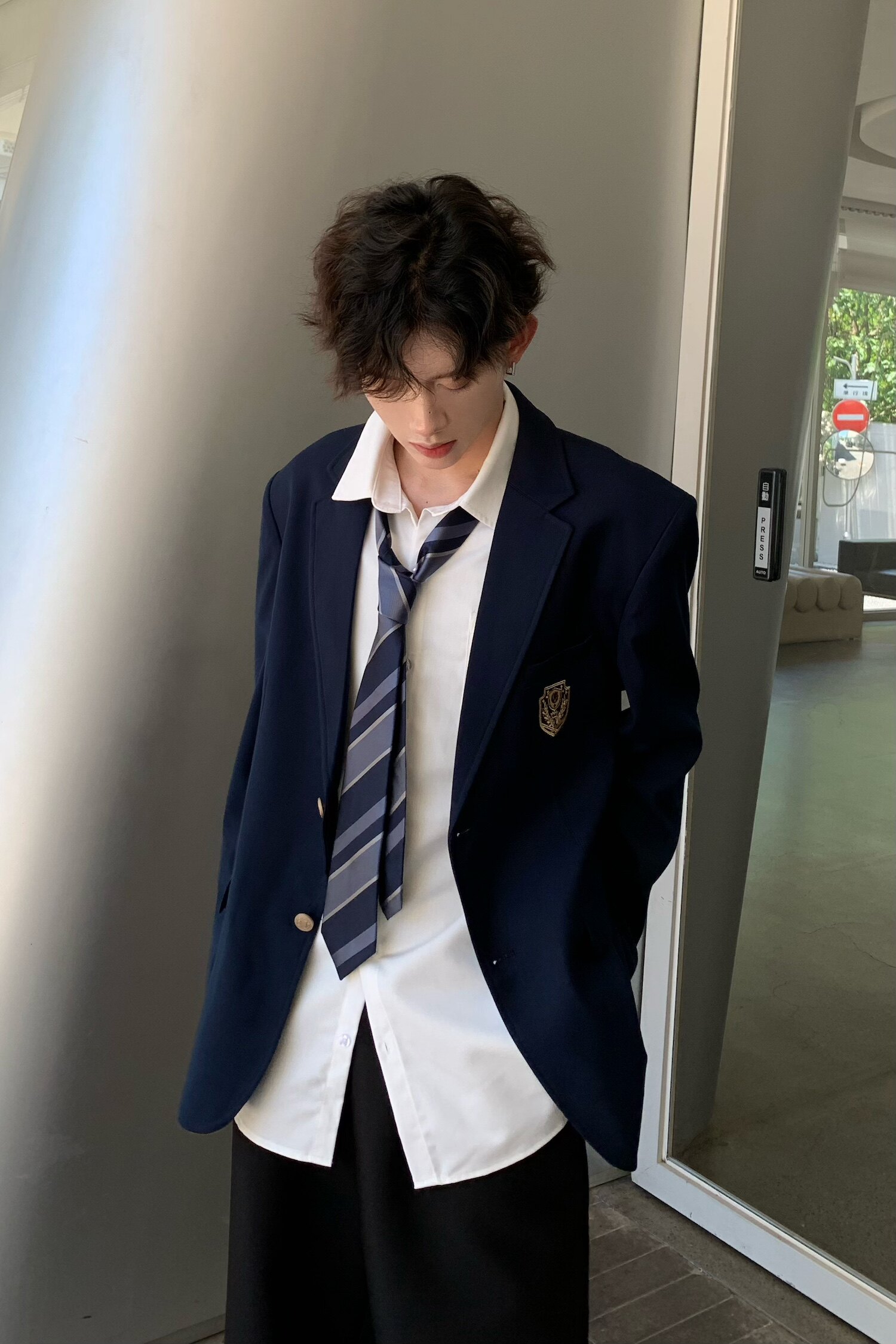C316XZ000P98秋装新款制服DK转场班服校服时尚西装外套男学院,男装西服套装,电商C316