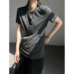 C316 TH552 P48 夏装新款短袖T恤时尚百搭修身tee个性polo衫字母图片
