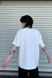 C316DX89P4868夏装新款短袖T恤拉链时尚潮黑色tee个性男，男装T恤，电商C316