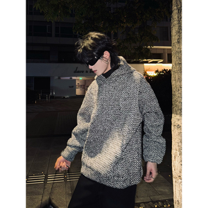 C316 WY1286 P128秋冬新款小香风卫衣时尚百搭松弛感短款连帽外套图片