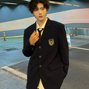 C316 XZ1234 P98 秋冬新款制服校服班服西装学院风DK短款外套图片