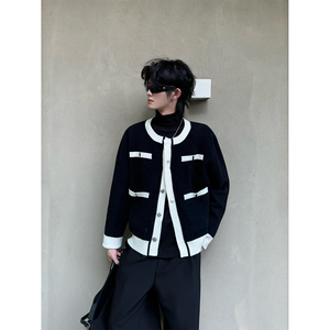 C316 MY1285 P118 秋冬新款毛衣小香风针织衫个性时尚毛衣短款，男装针织衫/毛衣，电商C316