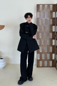 C316 WY850 P98特价 春装新款新中式时尚百搭短款外套西服西装图片