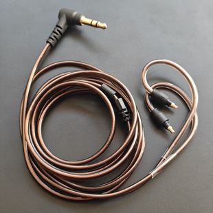 适用于森海塞尔IE40 PRO耳机线 原生弯插头长线 手工改装直头短线