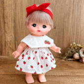 我是咪露娃娃过家家甜美草莓裙发带套装 小美乐宝宝早教穿衣服练习