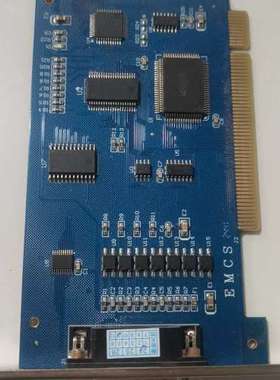 议价EMCS控制卡，蓝色PCB板，功能完好，，实物拍摄。询价