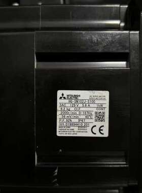 议价伺服电机HG-SN102J-S100，1KW功率，成色八询价