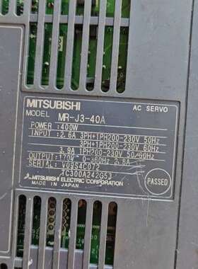 议价伺服驱动器MR-J3-40A，400W功率，制造询价