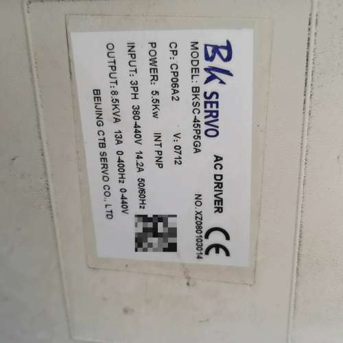 适用BKSC-45P5GA超同步CTB变频器BK伺服 成色如图议价