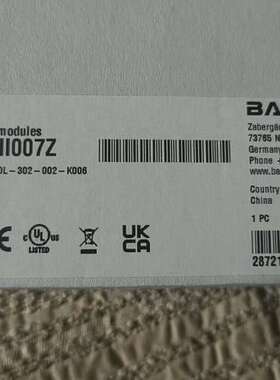 议价BALLUFF I/O模块 B007Z询价