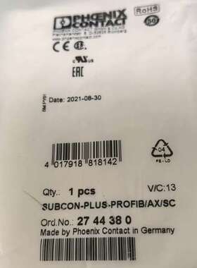 议价2744380D-SUB总线连接器SUBCON-PL询价