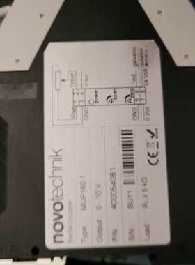 议价德国NOVOtechk信号转换器 MUP-160-1询价