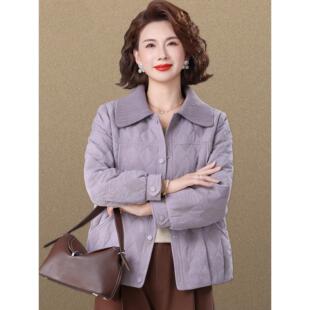 妈妈独特漂亮早春外套2026新款洋气中老年女士春秋夹克