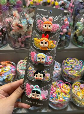 立体哭娃发夹翅膀流沙bb夹韩国
