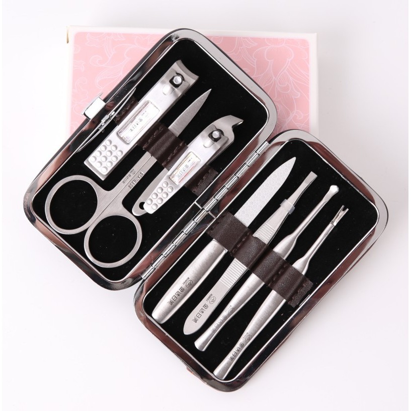 正品指甲套装修甲刀指甲刀美容套装7件套RM77021盒装