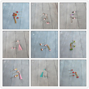 古装可儿娃娃头饰步摇可用于女兵人东方韵心怡OB BJD小布丽佳娃娃