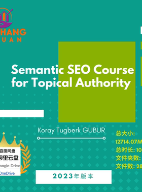 Koray Tugberk GUBUR - Semantic SEO Course for Topical Author