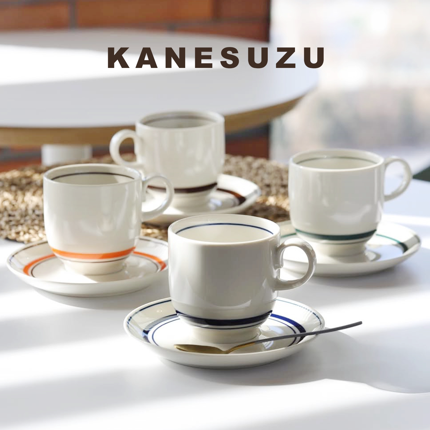 日本百年品牌咖啡杯釉下彩美浓烧图片
