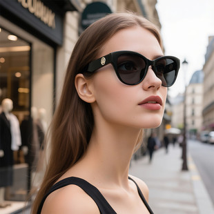 太阳眼镜椭圆形LO785 2026新LONGCHAMP珑骧复古猫眼墨镜女时尚