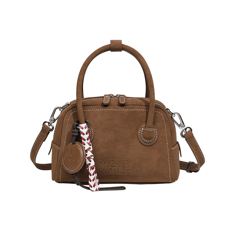 Disney迪士尼复古枕头包女手提通勤百搭2025新款单肩斜挎包送女友