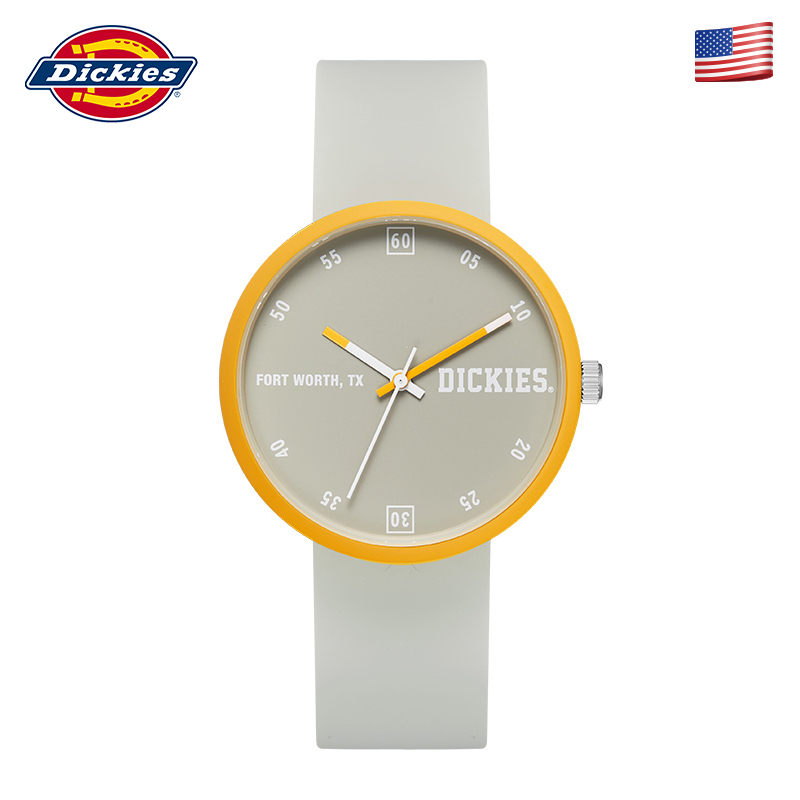 dickies手表数字情侣款硅胶腕表