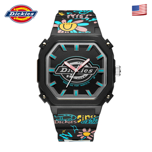 Dickies手表女款学生运动风飞盘套装礼盒情侣表夜光石英表男CL490