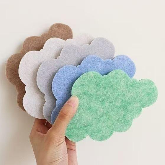 北欧风ins毛毡板小云朵墙贴儿童房幼儿园照片墙家居卧室装饰墙贴