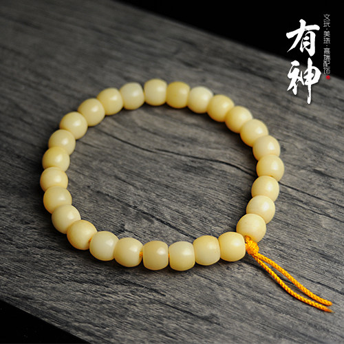 【甄选】驼骨手工手串手持佛珠颗颗挑选非常漂亮直切桶珠鼓珠1.0
