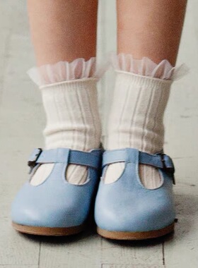 西班牙colle女童蕾丝花边网纱短筒袜儿童短袜可爱宝宝公主袜子