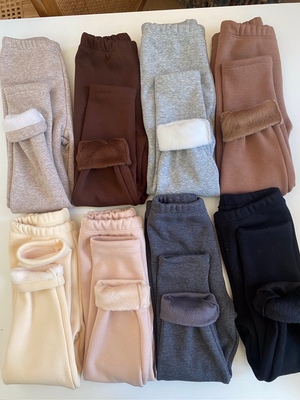 2025秋冬新款男女童裤子过冬加厚柔软舒服好穿百搭加绒儿童打底裤