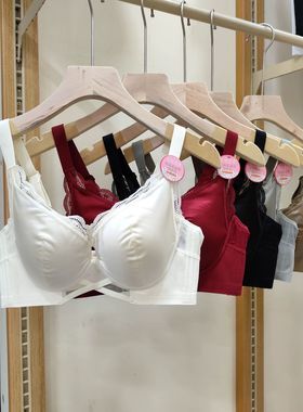 特价【AB杯轻薄】3323性感缎面聚拢收副乳调整型34/75文胸