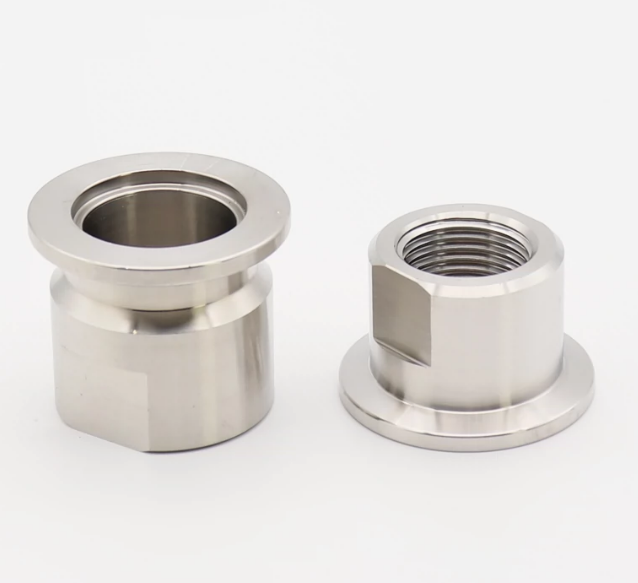 不锈钢kf真空内丝接头 304快装真空压力表内螺纹转接头m14 m20