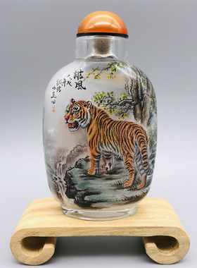 鼻烟壶内画送老外中国纯手工摆件