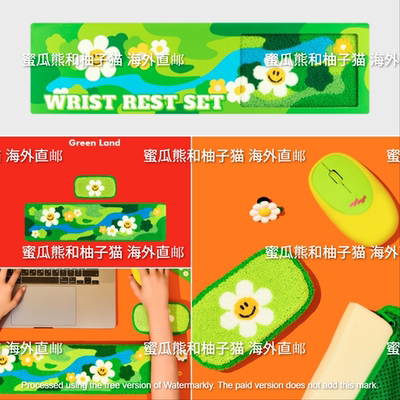 韩国直邮wiggle鼠标垫男女生键盘托手托手腕垫护手垫腕托电脑配件