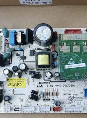 适用于云m冰箱BCD-483WMSD电脑板B2062-001-MB19主板一体变频版