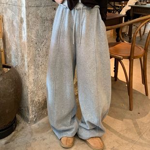 加绒藏肉保暖休闲卫衣裤 慵懒松弛气质百搭神裤 腔调裤 SUNCC自制